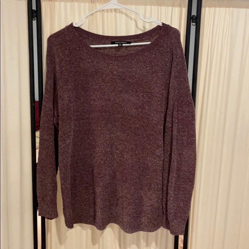 Purple crew neck sweater!